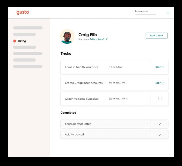 Gusto Review: User Interface and User Experience