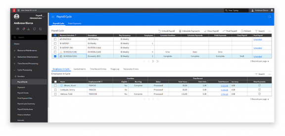 Payroll Management: Infor HCM Review