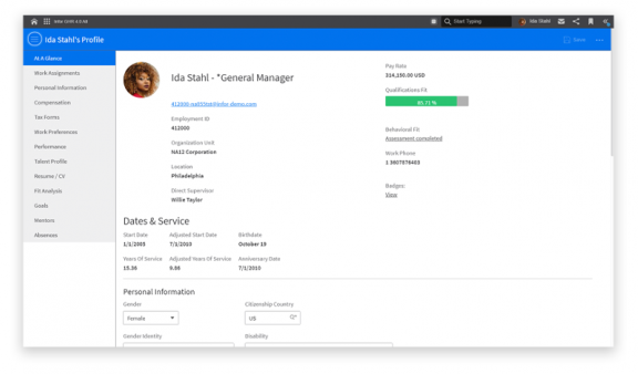 User Interface and User Experience: Infor HCM Review