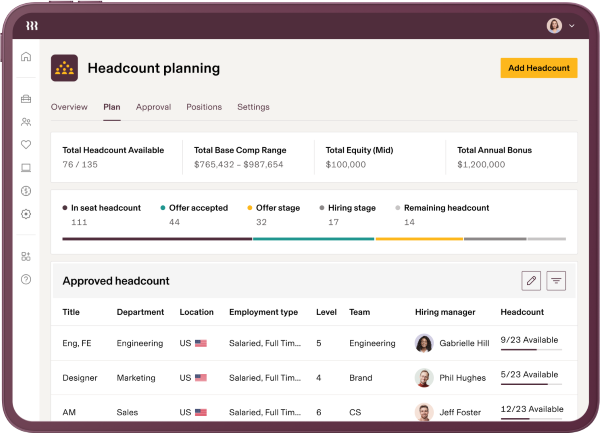 Rippling Core HR Functions