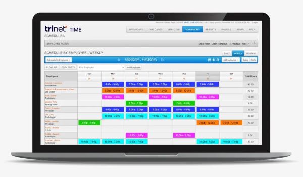 Time and Attendance Tracking: TriNet