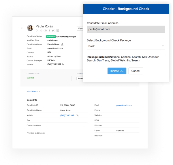 Applicant Management: Zoho Recruit